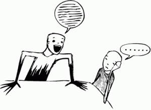 talk too much