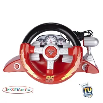 Cars 2 Racing Wheel Plug & Play TV Game