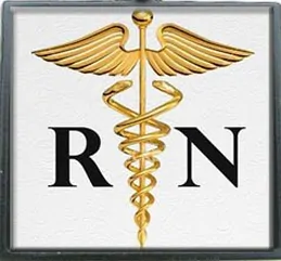 rn registered nurse charm pendant
