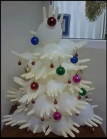 Medical Christmas Fun: Medical Glove Christmas Trees