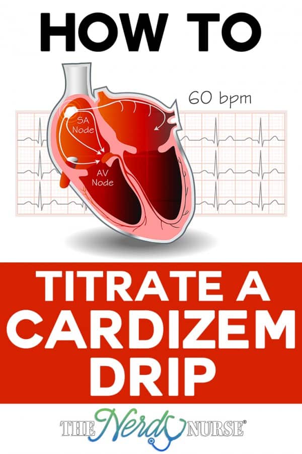 How to Titrate a Cardizem Drip