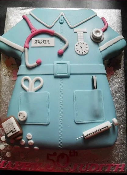 Gabrielle's Nurse Graduation Cake