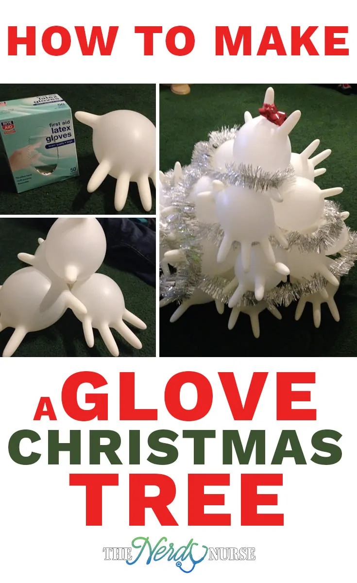 I've been seeing Christmas trees made out of gloves, but have yet to see a single "How to Make a Glove Christmas Tree" guides. I decided to make one myself.