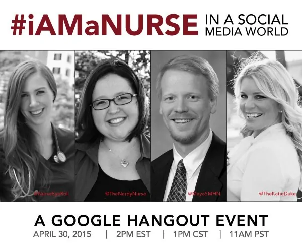 iAMaNURSE Google Hangout with Social Media Nurses