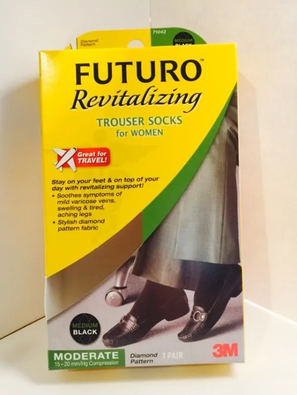 FUTURO™ Trouser Socks for Women, Moderate Compression