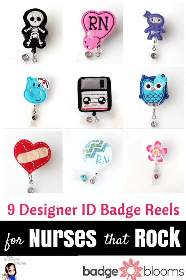 9 Designer ID Badge Reels for Nurses that Rock