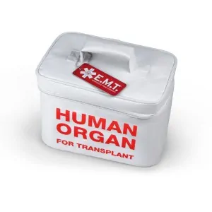 Human Organ for Transplant Insulated Lunch Tote