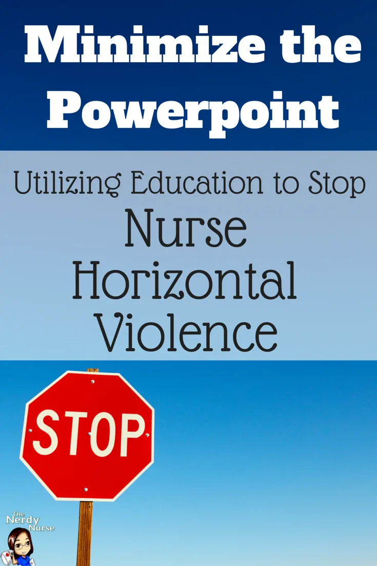 Minimize the Powerpoint Utilizing Education to Stop Nurse Horizontal Violence