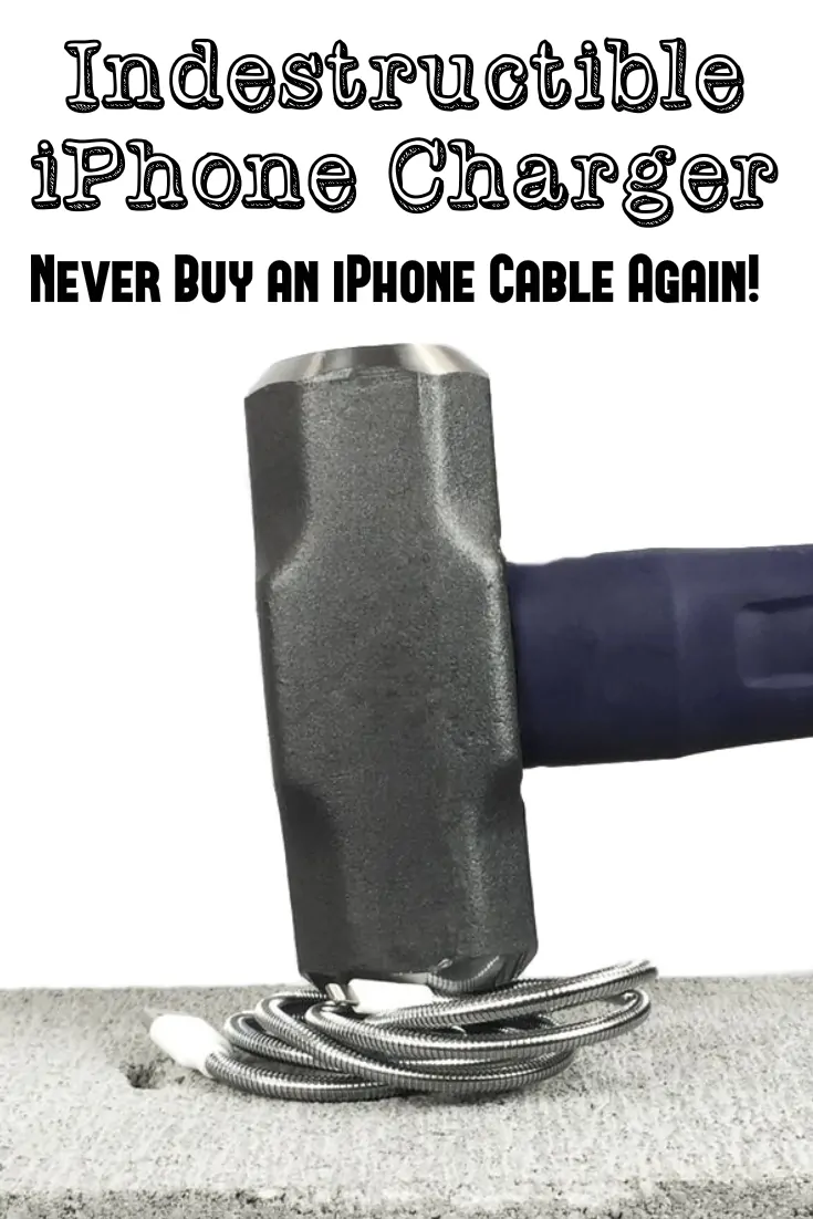 Indestructible iPhone Charger - Never Buy an iPhone Cable Again