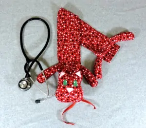 Red Cat Stethoscope Sleeve