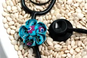 Stethoscope Flower ID Tag