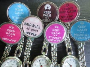 10 Best Watches for Nurses with Practical Buying Guide - Nurse Watch Keep Calm Clip on Watch