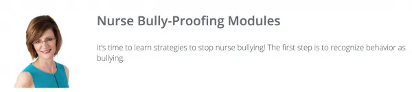 Renee Thompson Nurse Bully Proofing Modules