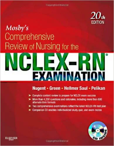 5 Best NCLEX Review Books - Mosbys Comprehensive Review 1