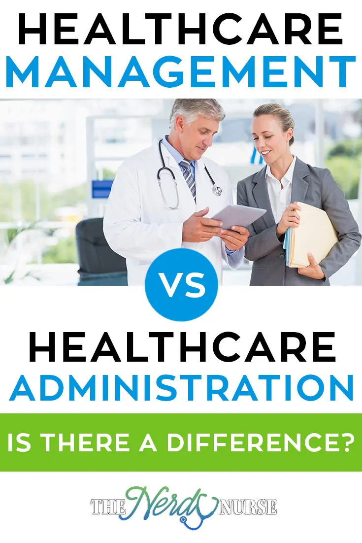 Two commonly interchanged terms in the healthcare field are healthcare management and healthcare administration. Is there a difference between the two?