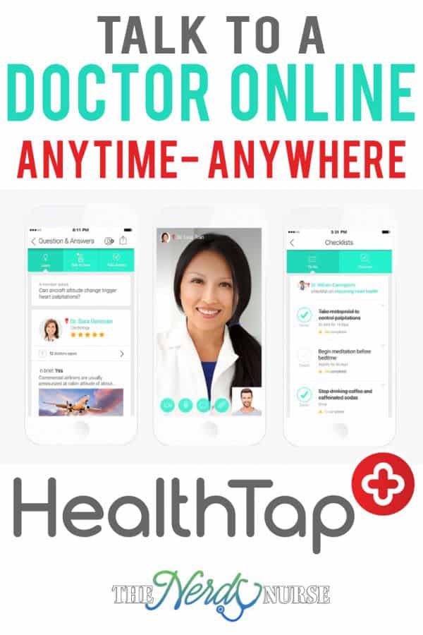 No matter the time of day or night, and no matter where you are, HealthTap allows you to talk to a doctor online. Ask questions, get diagnosed, and more.
