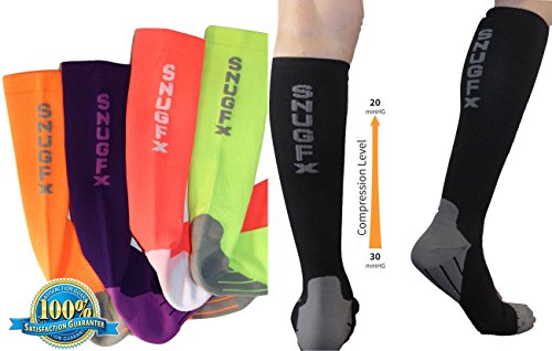 Never Quit Calf Compression Sleeves for Men & Women, Unisex. Shin Splint Leg  Sleeves. Graduated Compression for Calf Strains, Shin Splints and Varicose  Veins,Recovery & Prevention (Small) 