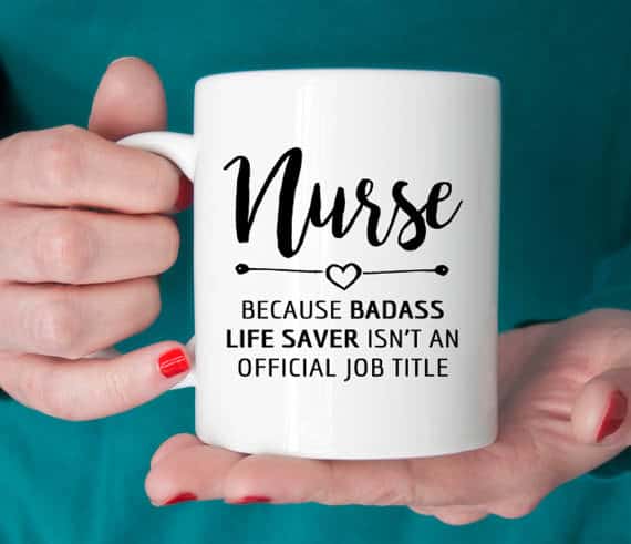 funny nurse mug