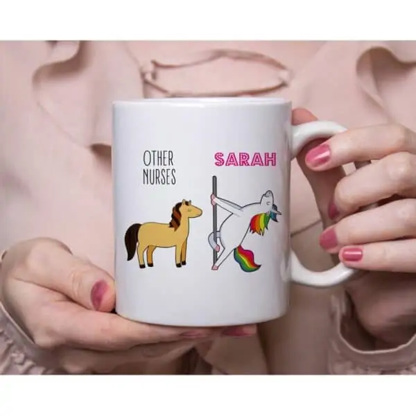 personalized nurse mug