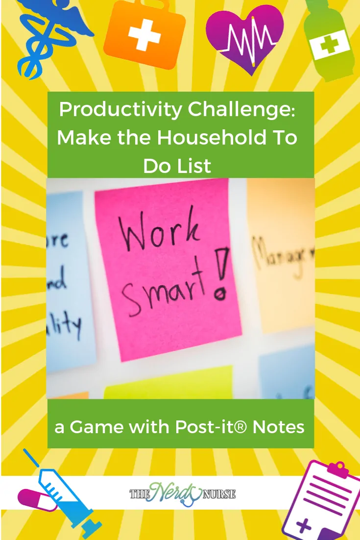 Productivity Challenge: Make the Household To Do List a Game with Post-it® Notes