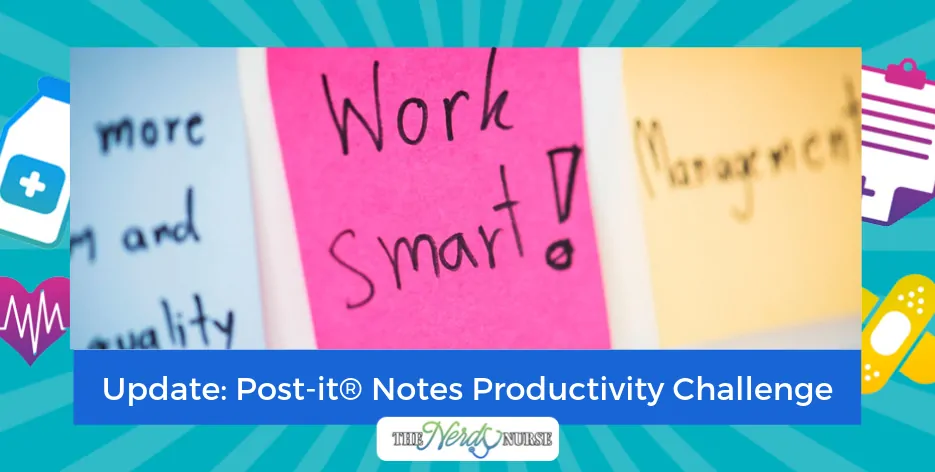 Update: Post-it® Notes Productivity Challenge
