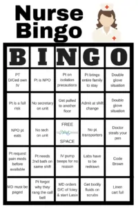 Nurse Bingo