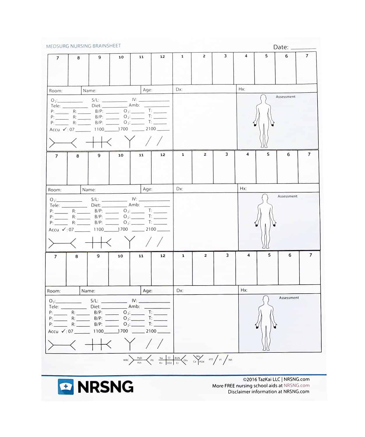 What does icu stand for? 8 Nursing Brain Sheet