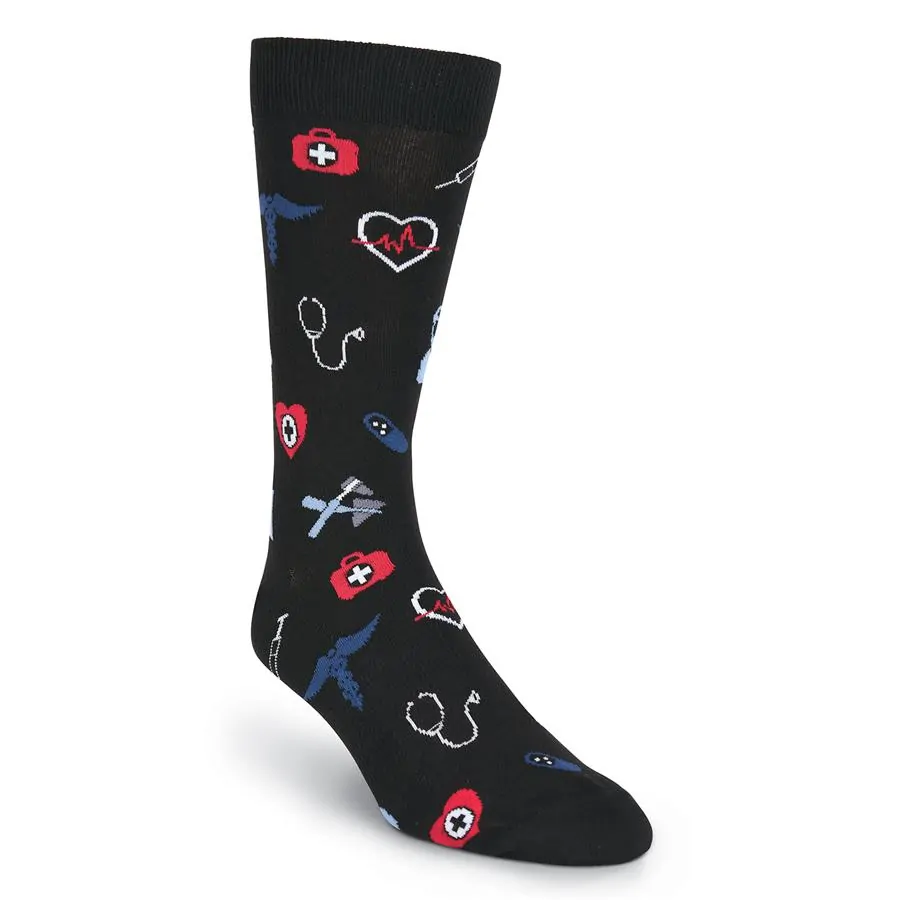 Men's Medical Supplies Crew Socks