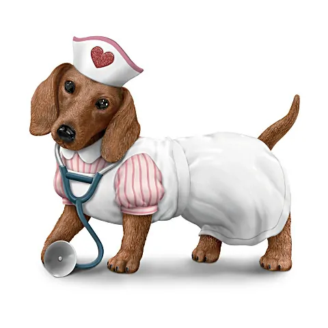 Bradford Exchange Dachsund Nurse