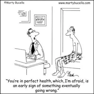 Early Sign Something is Wrong Funny Cartoon