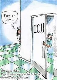 Peek a Book ICU Funny Cartoon