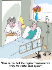 Thermometer Cartoon - funny nurse cartoon