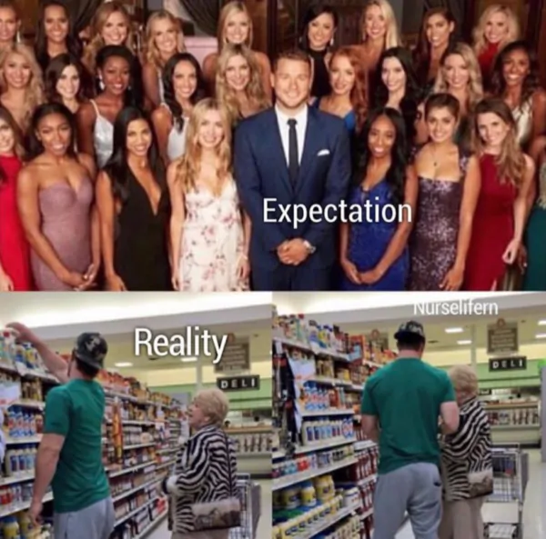 expectation vs reality