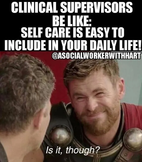 Self Care is Easy Meme