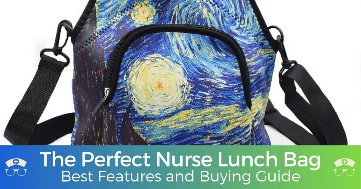 Custom Nurse Lunch Bag, Nursing is a Work of Heart, Nurse Lunch