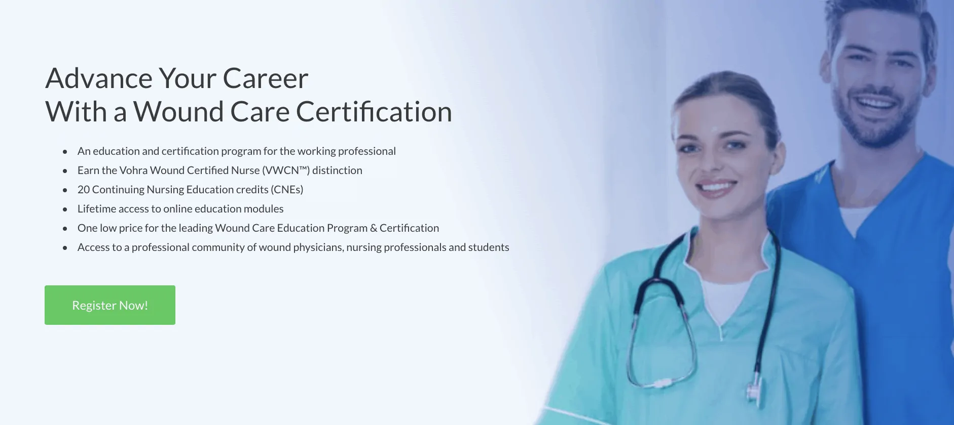 Vohra Wound Care Nurse Certification - become a wound care nurse