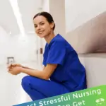 The Least Stressful Nursing Jobs You Can Get. When you have high anxiety, look for a job that doesn't require a lot from you. These are the least stressful nursing jobs out there. #thenerdynurse #nurse #nurses #nursingjobs #jobsfornurses #informaticsnurse #cruisenurse #schoolnurse