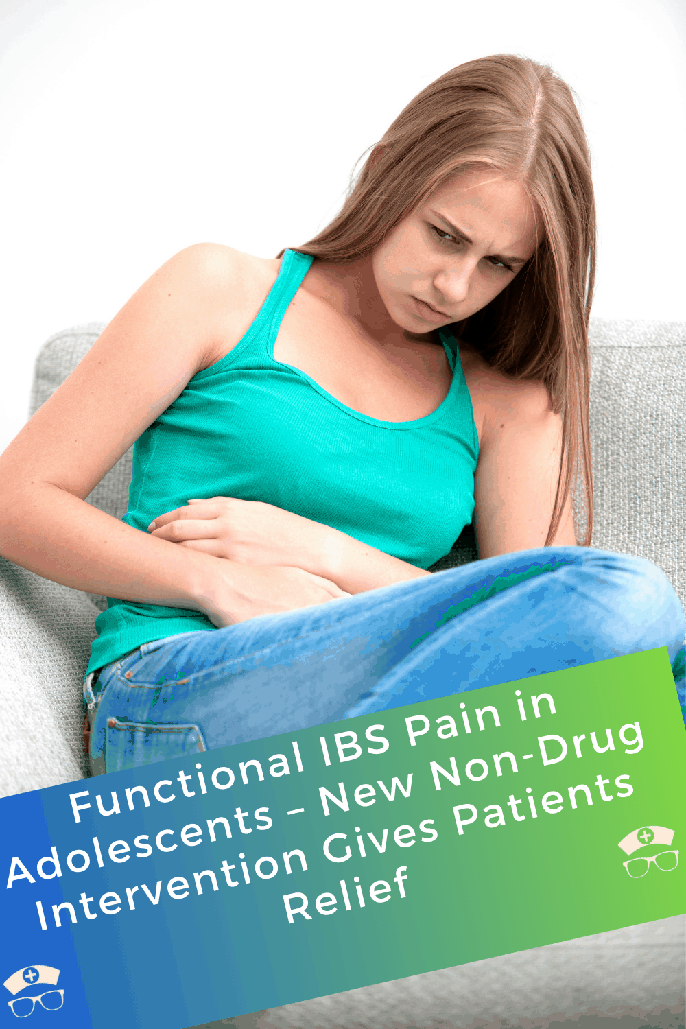 Functional IBS Pain in Teenagers (11-18 yo) - New Non-Drug Intervention Gives Patients Their Life Back.  IBS causes pain that interferes with daily life and can be debilitating. Management of IBS is difficult, and it can be even more challenging for children and teenagers. Thankfully you may now have non-drug treatment options that can give teens their pain relief. #ad #thenerdynurse #nurse #nurses #IBS #IBSinteens #IB-STIM #healthcare #non-drug