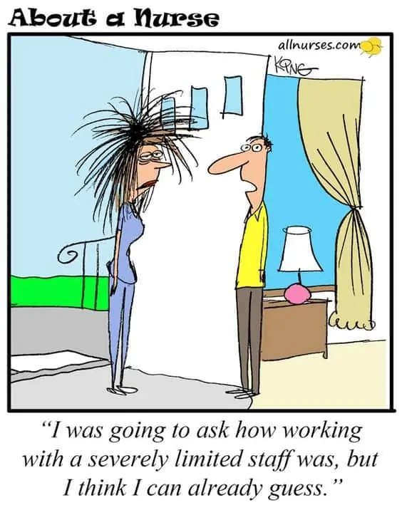 Short staffed funny cartoon 