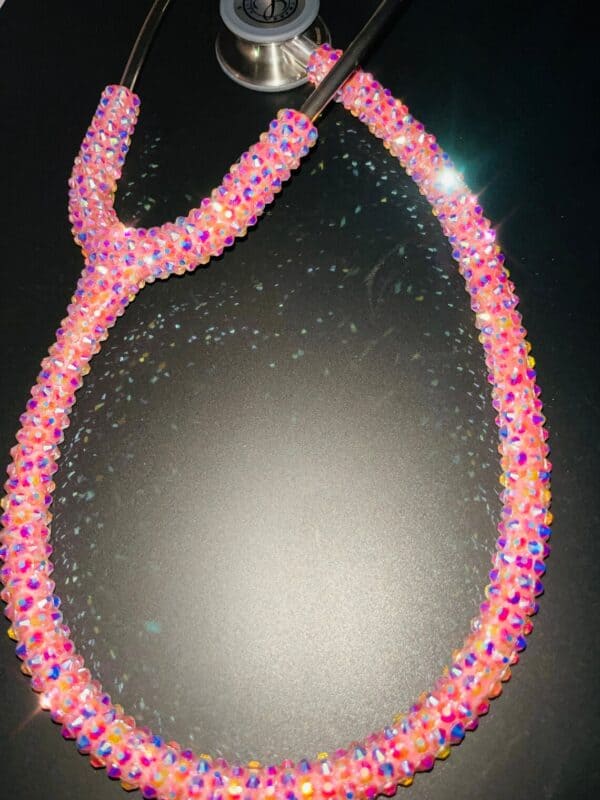 Pink sparkly clearance stethoscope