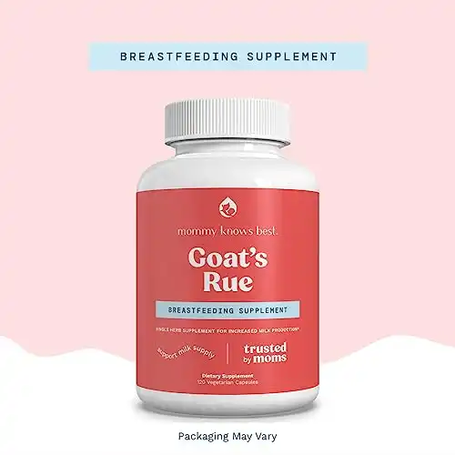 Goat’s Rue Lactation Supplement For Increased Breast Milk, Lactation Supplement For Breastfeeding Mothers – Lactation Support For Milk Supply Increase, Breastfeeding Supplements (120 Capsules)