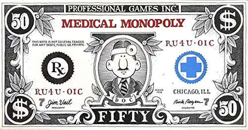 Medical Monopoly Board Game - 1979 Edition