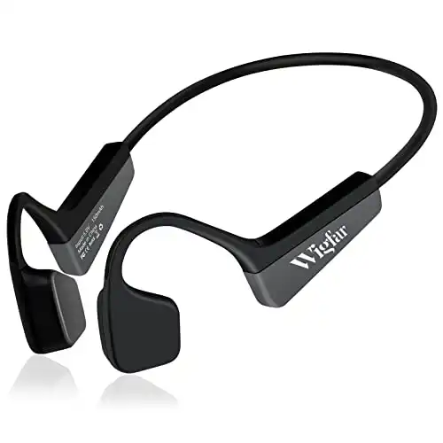 Wigfar Bone Conduction Headphones Premium Open-Ear Wireless Bluetooth Sport Headphones